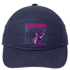 Born Sagittarius 7-Panel Snapback Hat