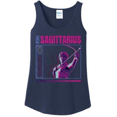 Born Sagittarius Ladies Essential Tank