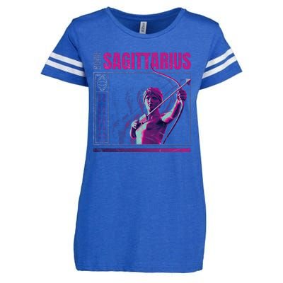 Born Sagittarius Enza Ladies Jersey Football T-Shirt