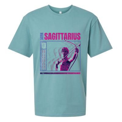 Born Sagittarius Sueded Cloud Jersey T-Shirt