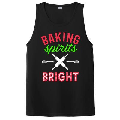 Baking Spirits Bright Funny Gift Funny Bakers Christmas Gift PosiCharge Competitor Tank