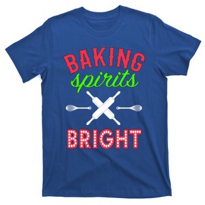 Baking Spirits Bright Funny Gift Funny Bakers Christmas Gift T-Shirt