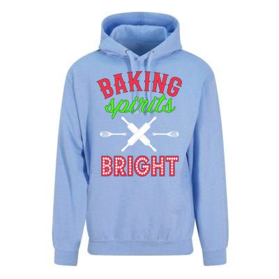 Baking Spirits Bright Funny Gift Funny Bakers Christmas Gift Unisex Surf Hoodie