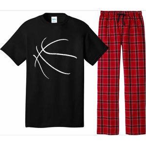 Basketball Silhouette Bball Player Coach Sports Baller Gift Pajama Set