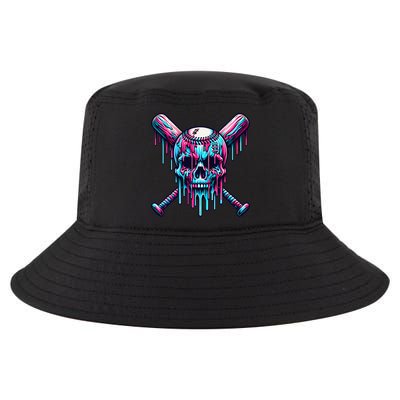 Baseball Skull  Baseball  Baseball Ice Cream  Gift Cool Comfort Performance Bucket Hat