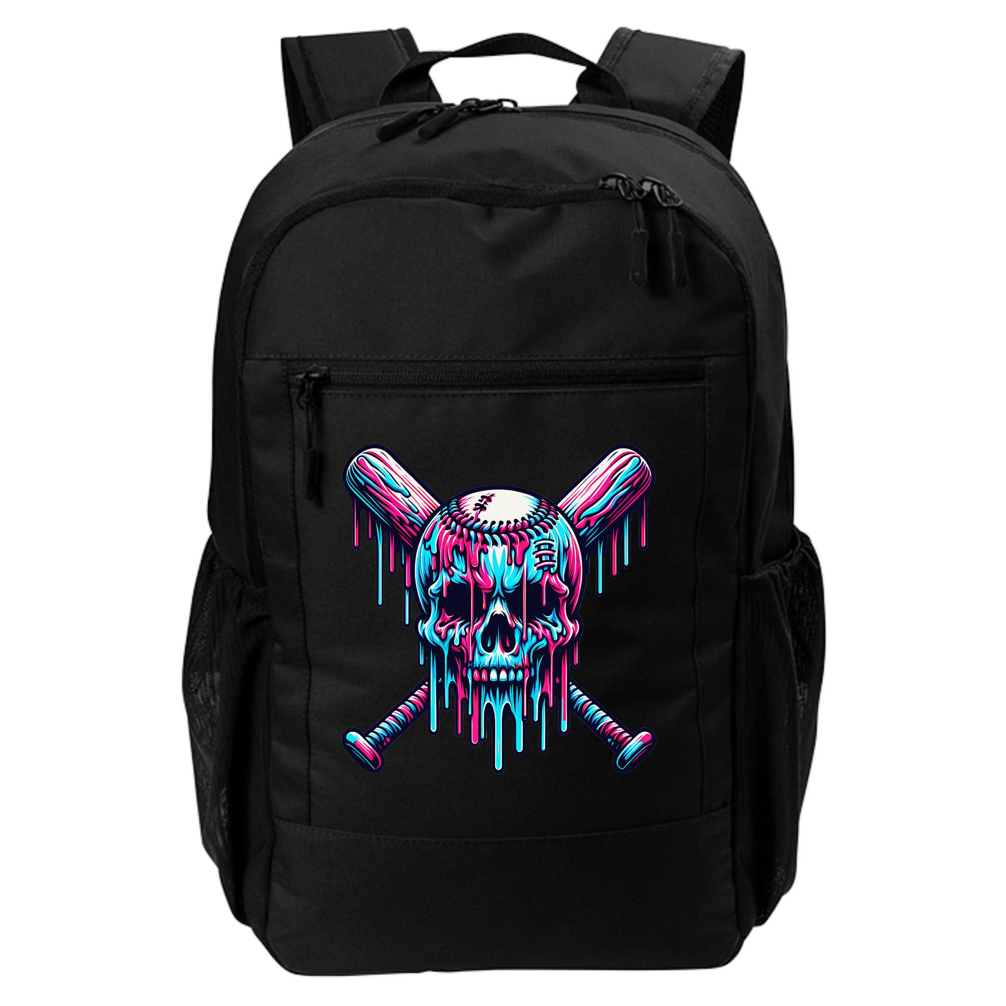 Baseball Skull  Baseball  Baseball Ice Cream  Gift Backpack