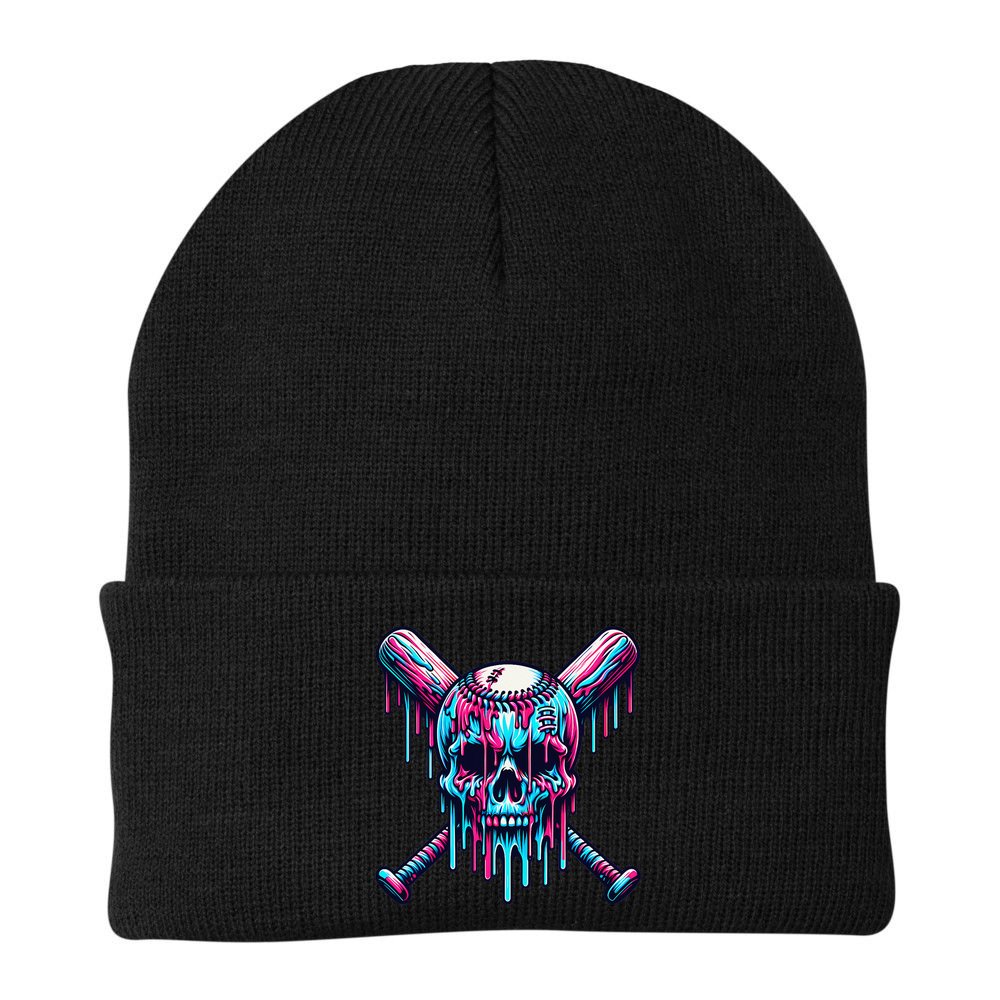 Baseball Skull  Baseball  Baseball Ice Cream  Gift Beanie
