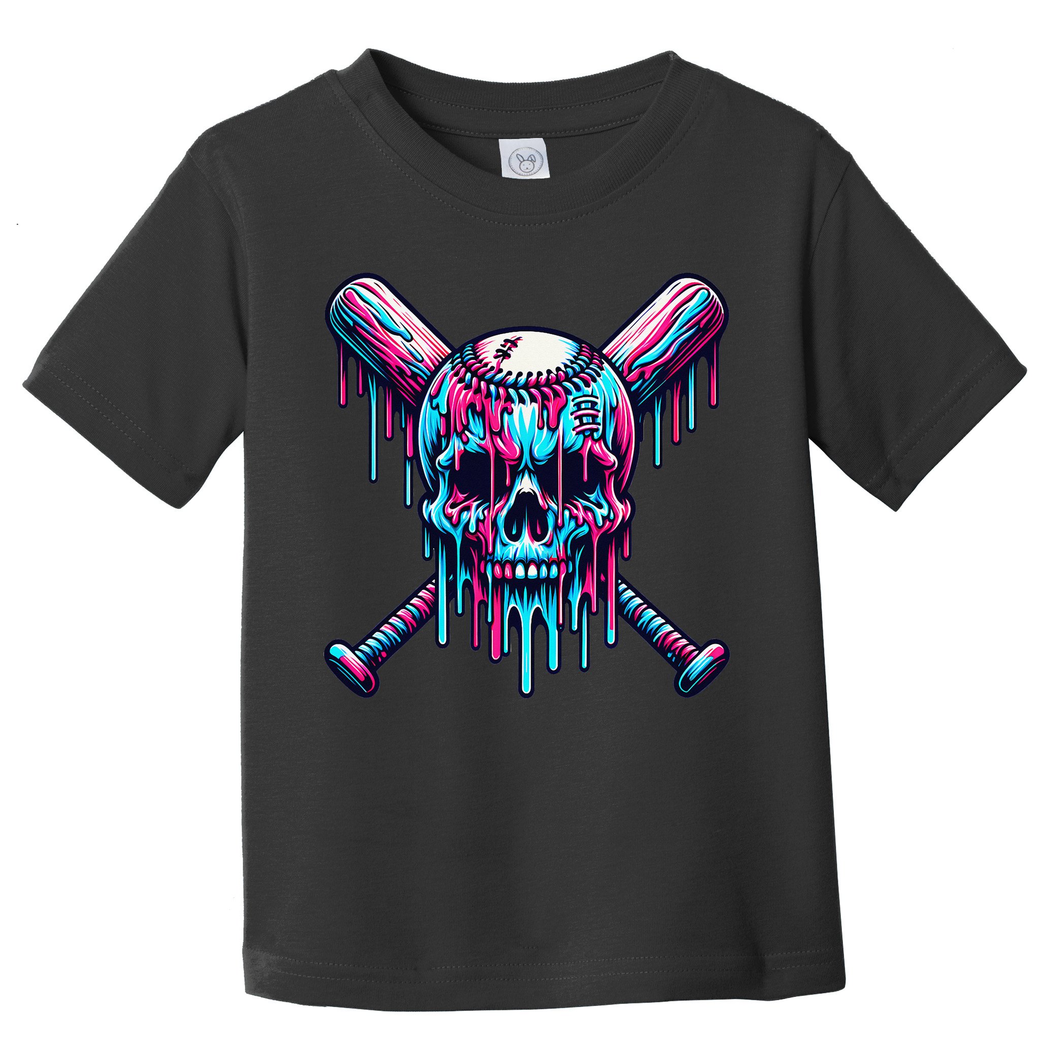 Baseball Skull  Baseball  Baseball Ice Cream  Gift Toddler T-Shirt