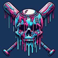 Baseball Skull  Baseball  Baseball Ice Cream  Gift Infant Baby Jersey Bodysuit