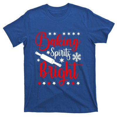 Baking Spirits Brighfunny Gift For Funny Baker Christmas Gift T-Shirt