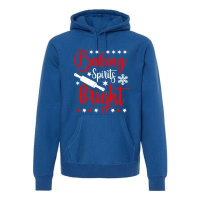 Baking Spirits Brighfunny Gift For Funny Baker Christmas Gift Premium Hoodie