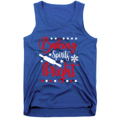 Baking Spirits Brighfunny Gift For Funny Baker Christmas Gift Tank Top