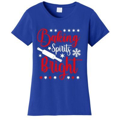 Baking Spirits Brighfunny Gift For Funny Baker Christmas Gift Women's T-Shirt