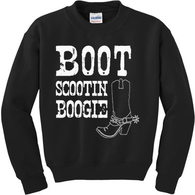 Boot Scoot Boogie Kids Sweatshirt