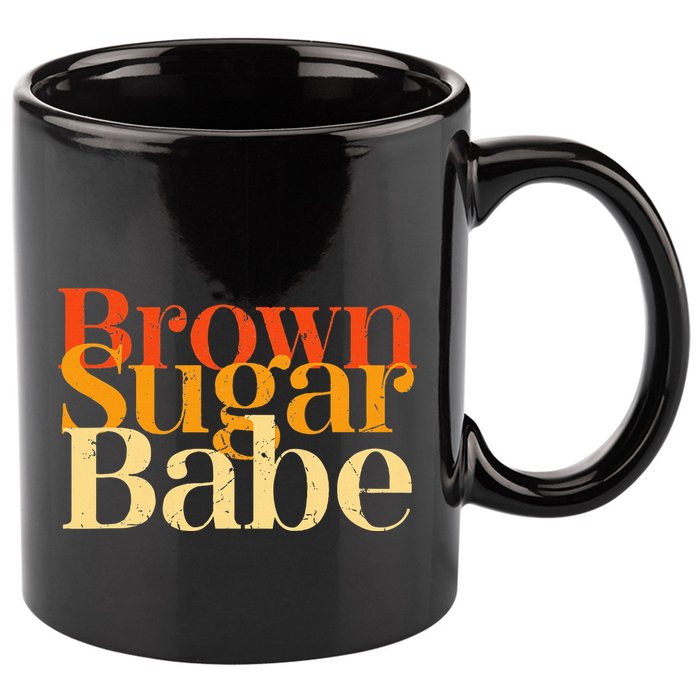 Brown Sugar Babe 11oz C Handle Ceramic Mug