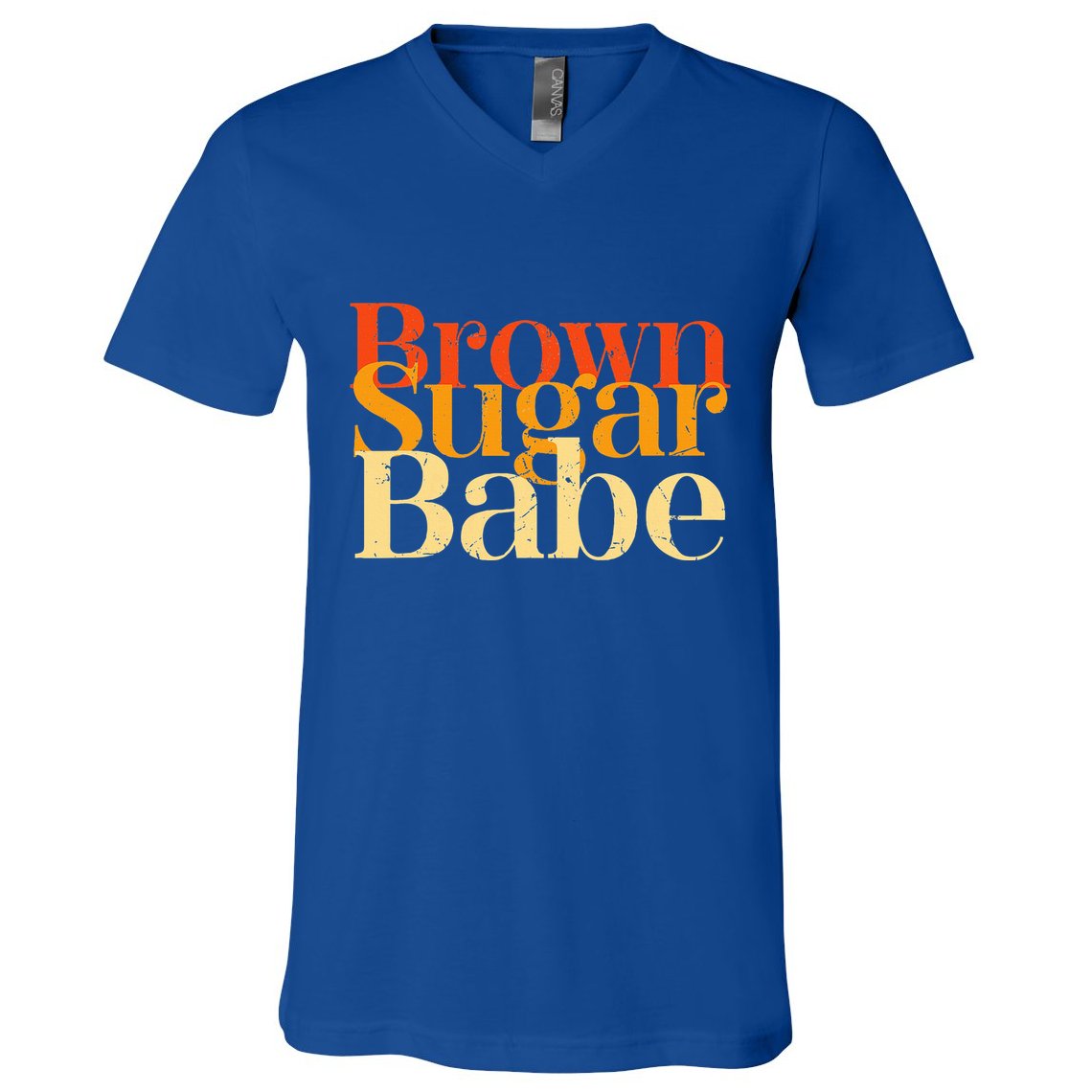 Brown Sugar Babe V-Neck T-Shirt