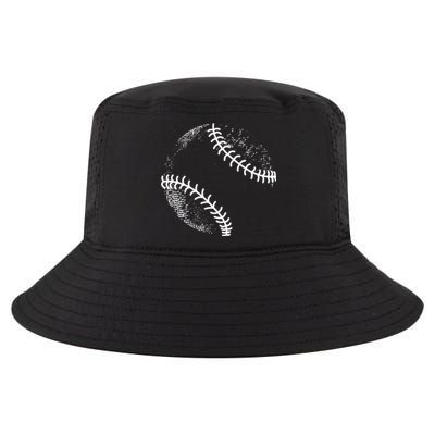 Baseball Silhouette Baseball Ball Gift Cool Comfort Performance Bucket Hat