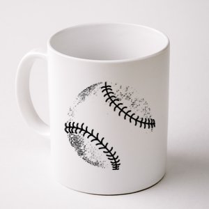 Baseball Silhouette Baseball Ball Gift Coffee Mug