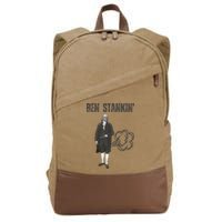 Ben Stankin’ Benjamin Franklin Farting Funny Guy Silly Man Cotton Canvas Backpack