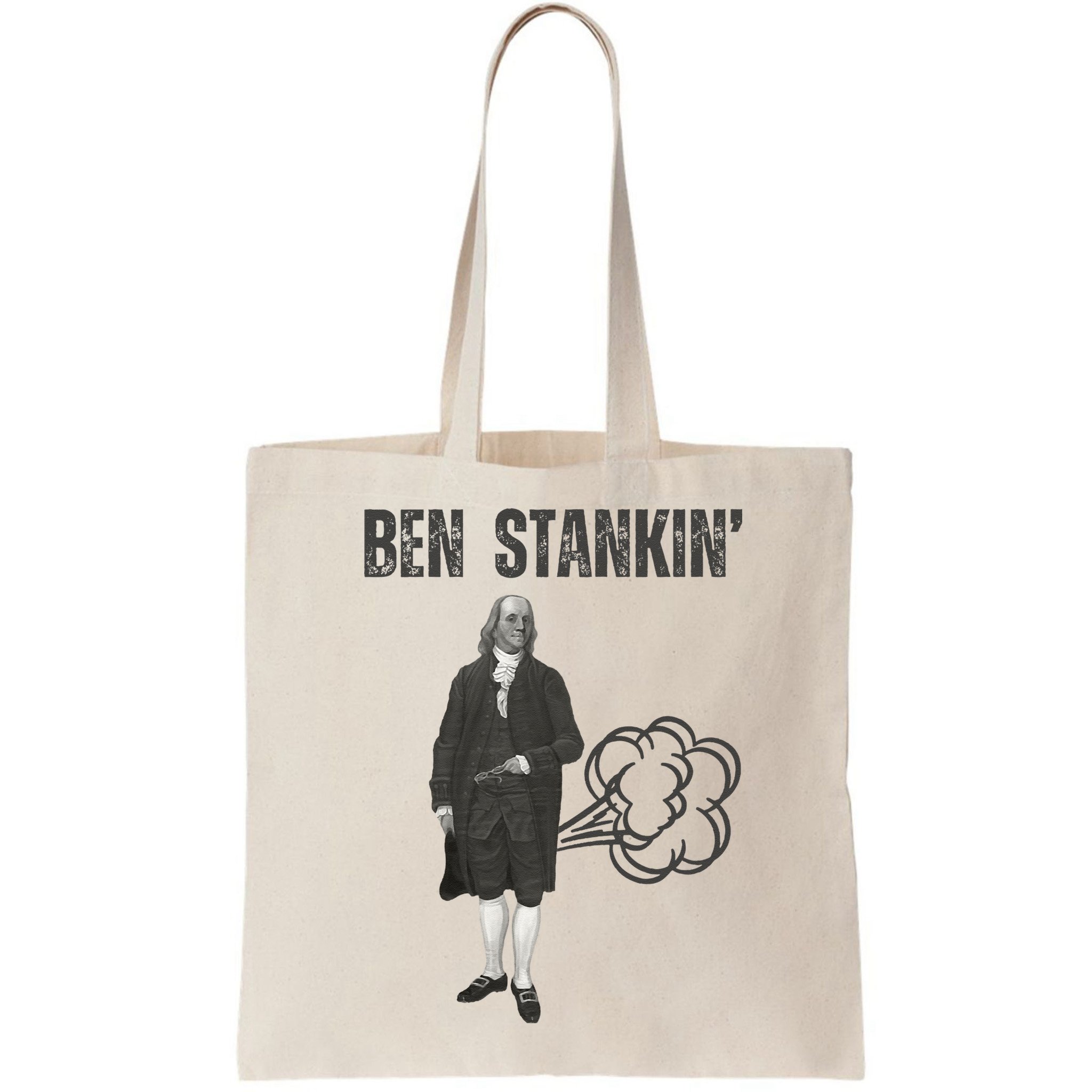 Ben Stankin’ Benjamin Franklin Farting Funny Guy Silly Man Bag