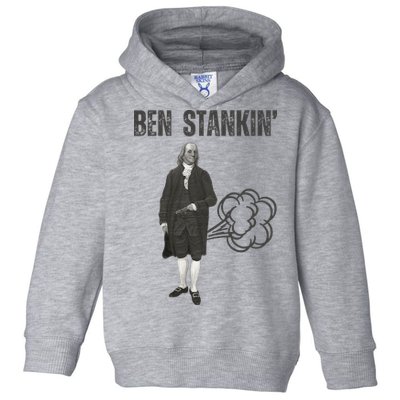 Ben Stankin’ Benjamin Franklin Farting Funny Guy Silly Man Toddler Hoodie