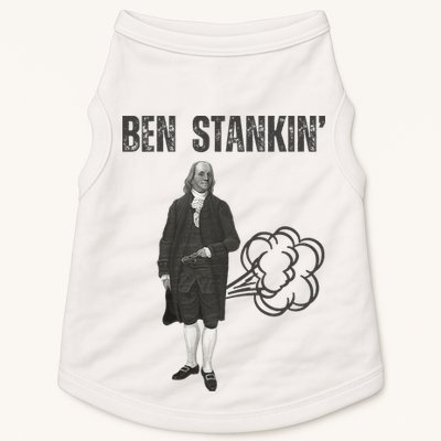 Ben Stankin’ Benjamin Franklin Farting Funny Guy Silly Man Doggie Tank