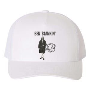 Ben Stankin’ Benjamin Franklin Farting Funny Guy Silly Man Yupoong Adult 5-Panel Trucker Hat