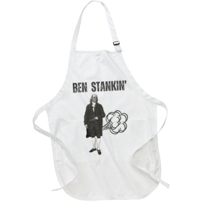 Ben Stankin’ Benjamin Franklin Farting Funny Guy Silly Man Apron