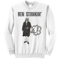 Ben Stankin’ Benjamin Franklin Farting Funny Guy Silly Man Sweatshirt