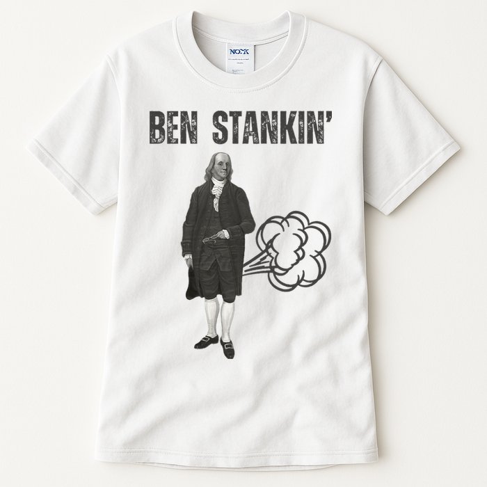 Ben Stankin’ Benjamin Franklin Farting Funny Guy Silly Man Tall T-Shirt