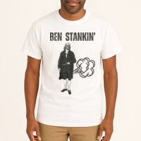 Ben Stankin’ Benjamin Franklin Farting Funny Guy Silly Man Tall T-Shirt