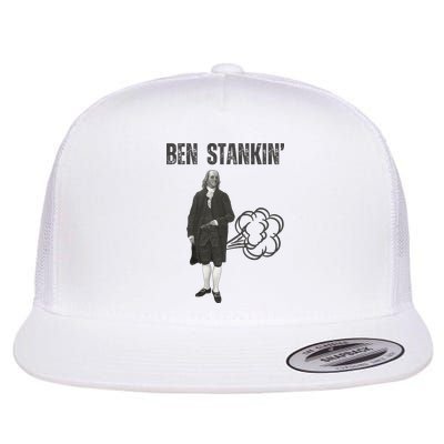 Ben Stankin’ Benjamin Franklin Farting Funny Guy Silly Man Flatbill Hat