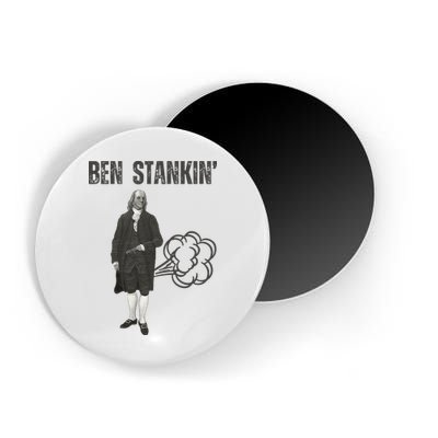 Ben Stankin’ Benjamin Franklin Farting Funny Guy Silly Man Magnet