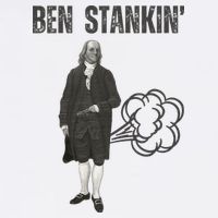 Ben Stankin’ Benjamin Franklin Farting Funny Guy Silly Man Cooling Performance Long Sleeve Crew
