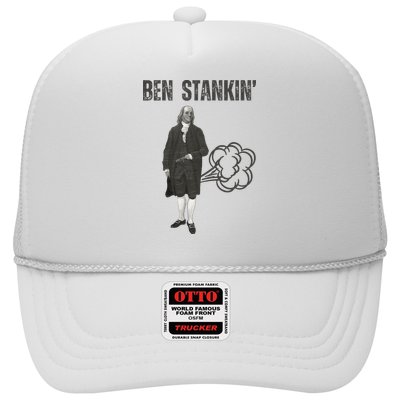 Ben Stankin’ Benjamin Franklin Farting Funny Guy Silly Man Trucker Hat
