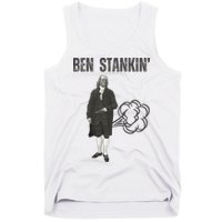 Ben Stankin’ Benjamin Franklin Farting Funny Guy Silly Man Tank Top
