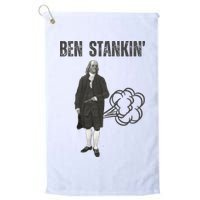Ben Stankin’ Benjamin Franklin Farting Funny Guy Silly Man Golf Towel