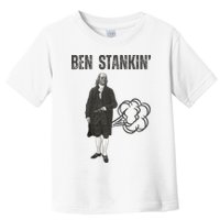 Ben Stankin’ Benjamin Franklin Farting Funny Guy Silly Man Toddler T-Shirt