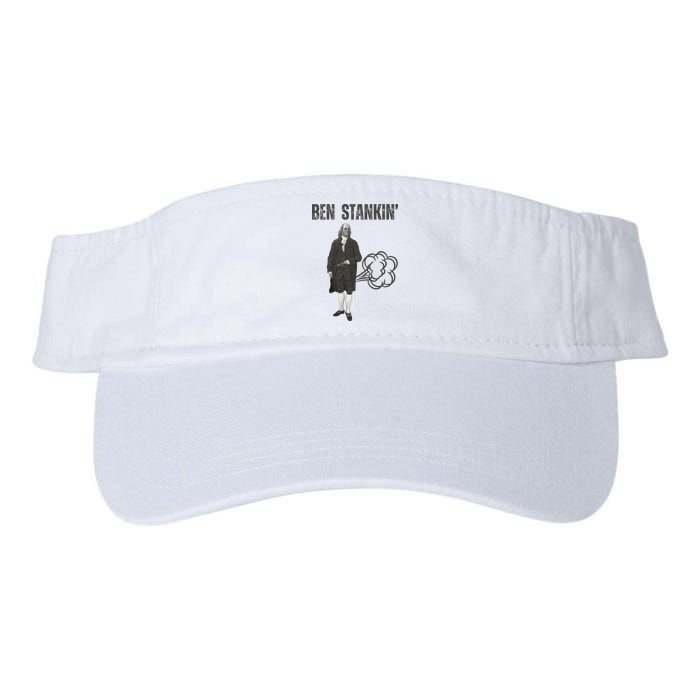 Ben Stankin’ Benjamin Franklin Farting Funny Guy Silly Man Visor