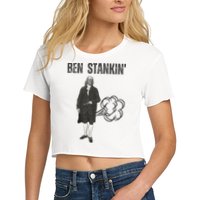 Ben Stankin’ Benjamin Franklin Farting Funny Guy Silly Man Crop Top