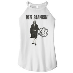 Ben Stankin’ Benjamin Franklin Farting Funny Guy Silly Man Women's Perfect Tri Rocker Tank