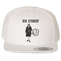 Ben Stankin’ Benjamin Franklin Farting Funny Guy Silly Man Wool Snapback Cap
