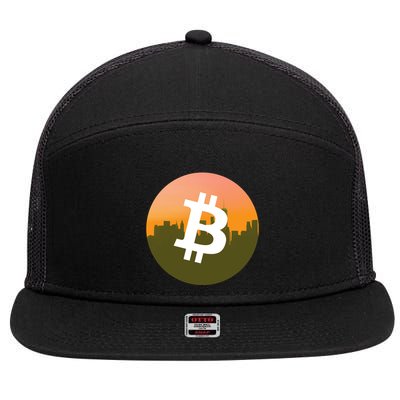 BTC Skylines 7 Panel Mesh Trucker Snapback Hat