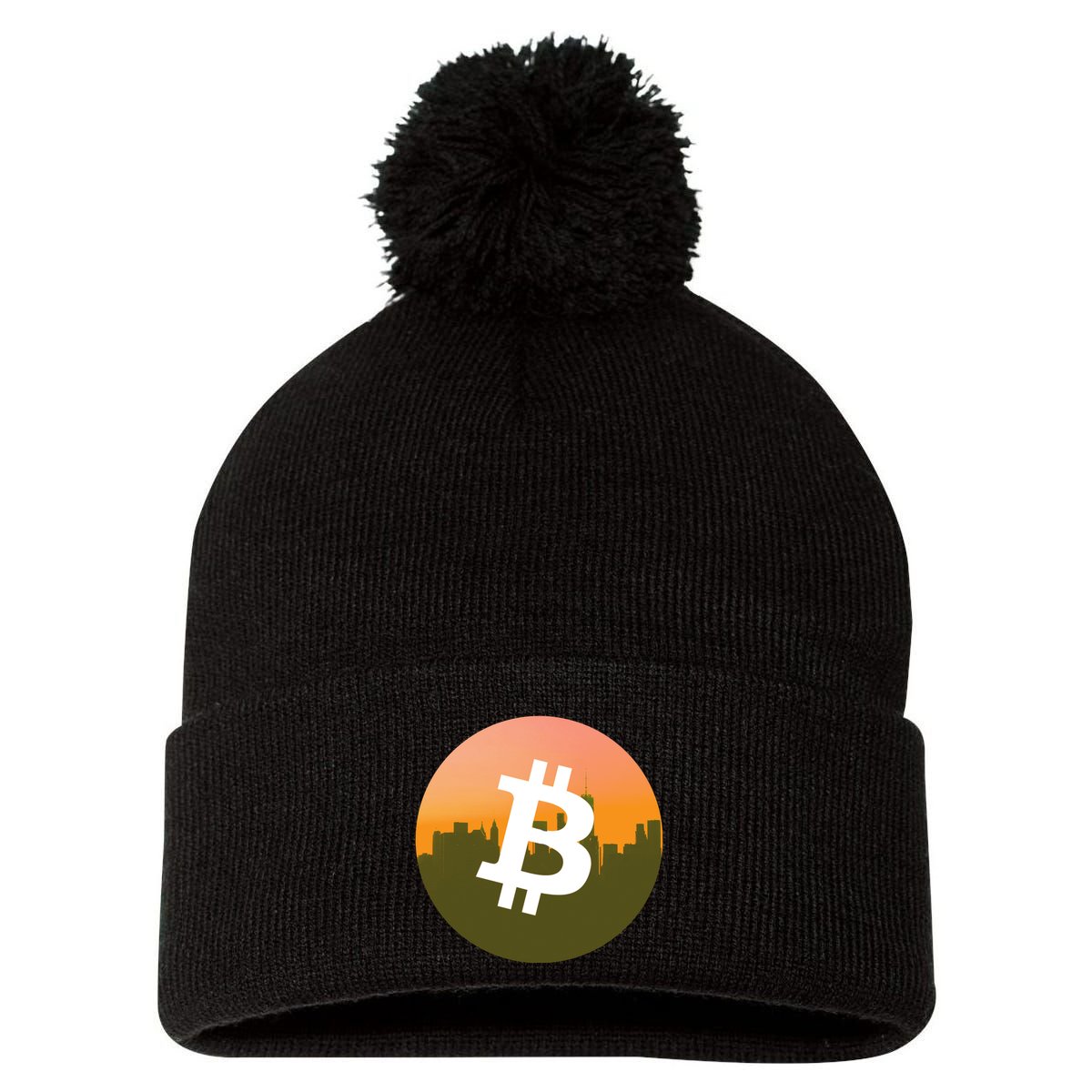 BTC Skylines Pom Pom 12in Knit Beanie