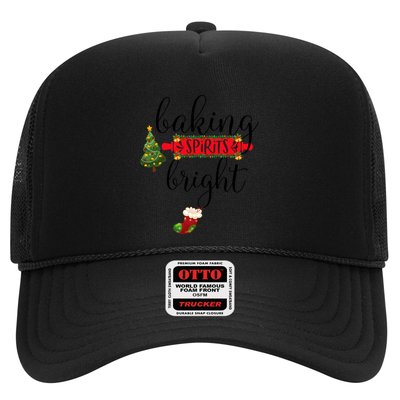 Baking Spirits Bright Christmas Tree Cooking Baking Lovers Gift Trucker Hat
