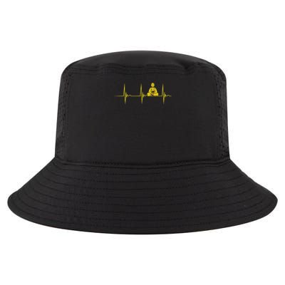 Buddha Statue Buddhist Heartbeat Ecg Pulse Meditation Hindu Cool Comfort Performance Bucket Hat
