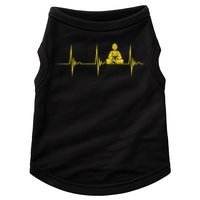 Buddha Statue Buddhist Heartbeat Ecg Pulse Meditation Hindu Doggie Tank
