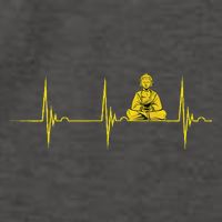 Buddha Statue Buddhist Heartbeat Ecg Pulse Meditation Hindu Vector Backpack