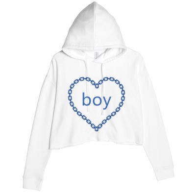 Boy Songs By Luke Hemmings Crop Fleece Hoodie