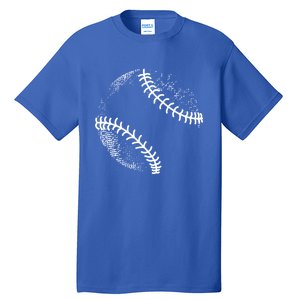 Baseball Silhouette Baseball Ball Gift Tall T-Shirt